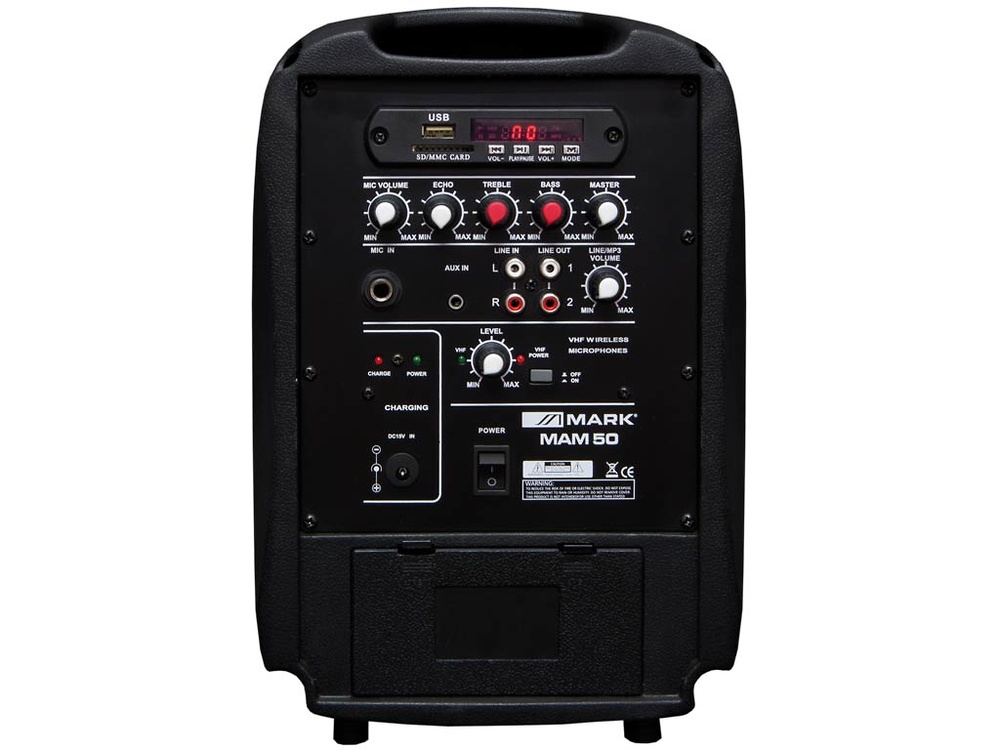 Sistema audio portátil amplificado MAM 50 
